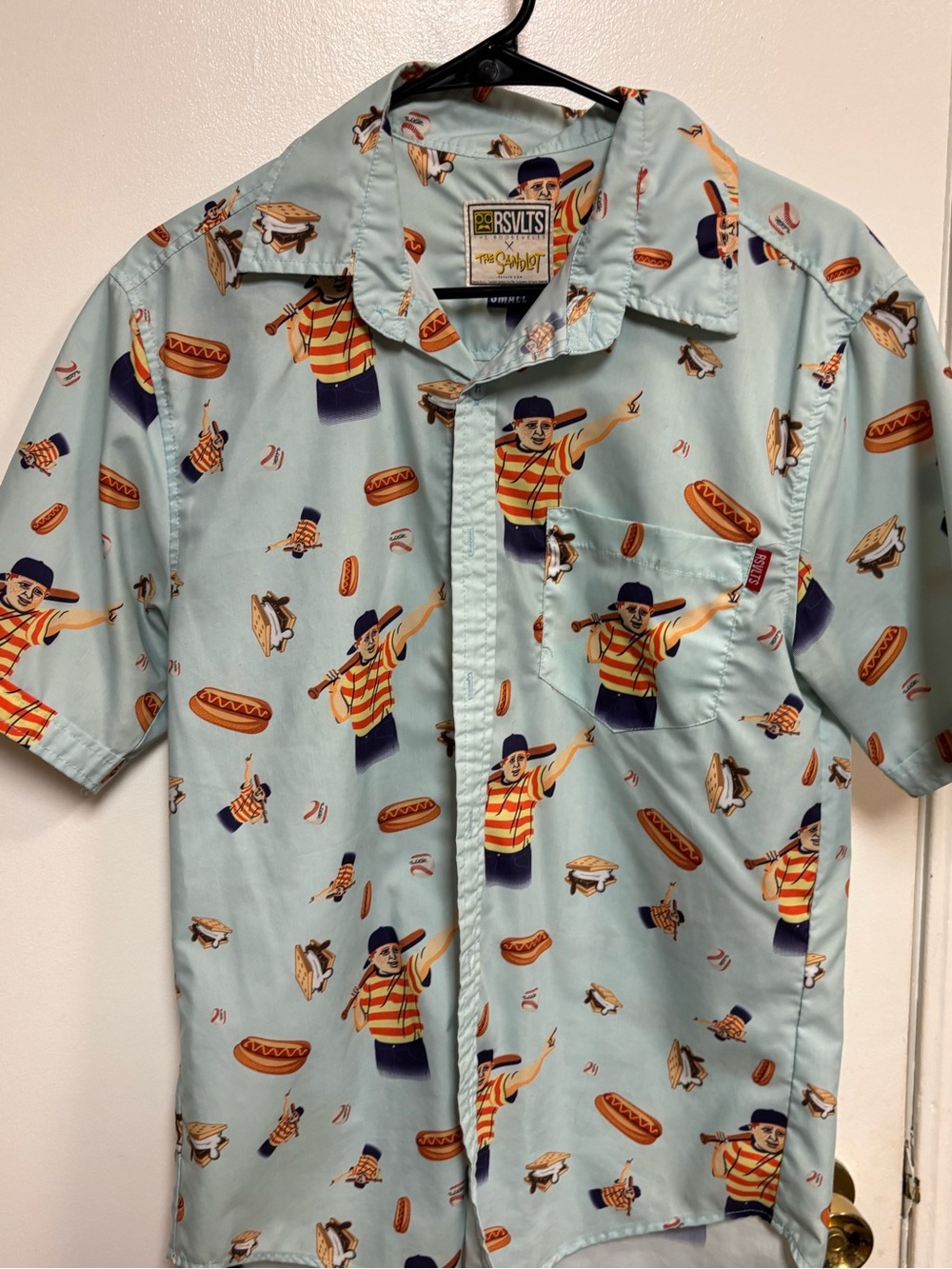 RSVLTS The Sandlot Ham Porter Button Down Shirt S
